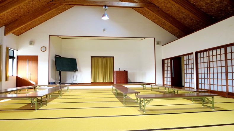 岐阜県関市の天徳寺　横には天徳寺会館大型ホールがあり葬儀、寺院イベントにご利用可能です